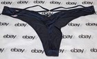 NEW Victoria's Secret Very Sexy Strappy Crisscross Thong Panty Blue XL Satin VS — photo 2
