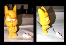 Vintage 1998 Saban Promotional Partners Worldwide Toy - Cartoon Yellow Cat