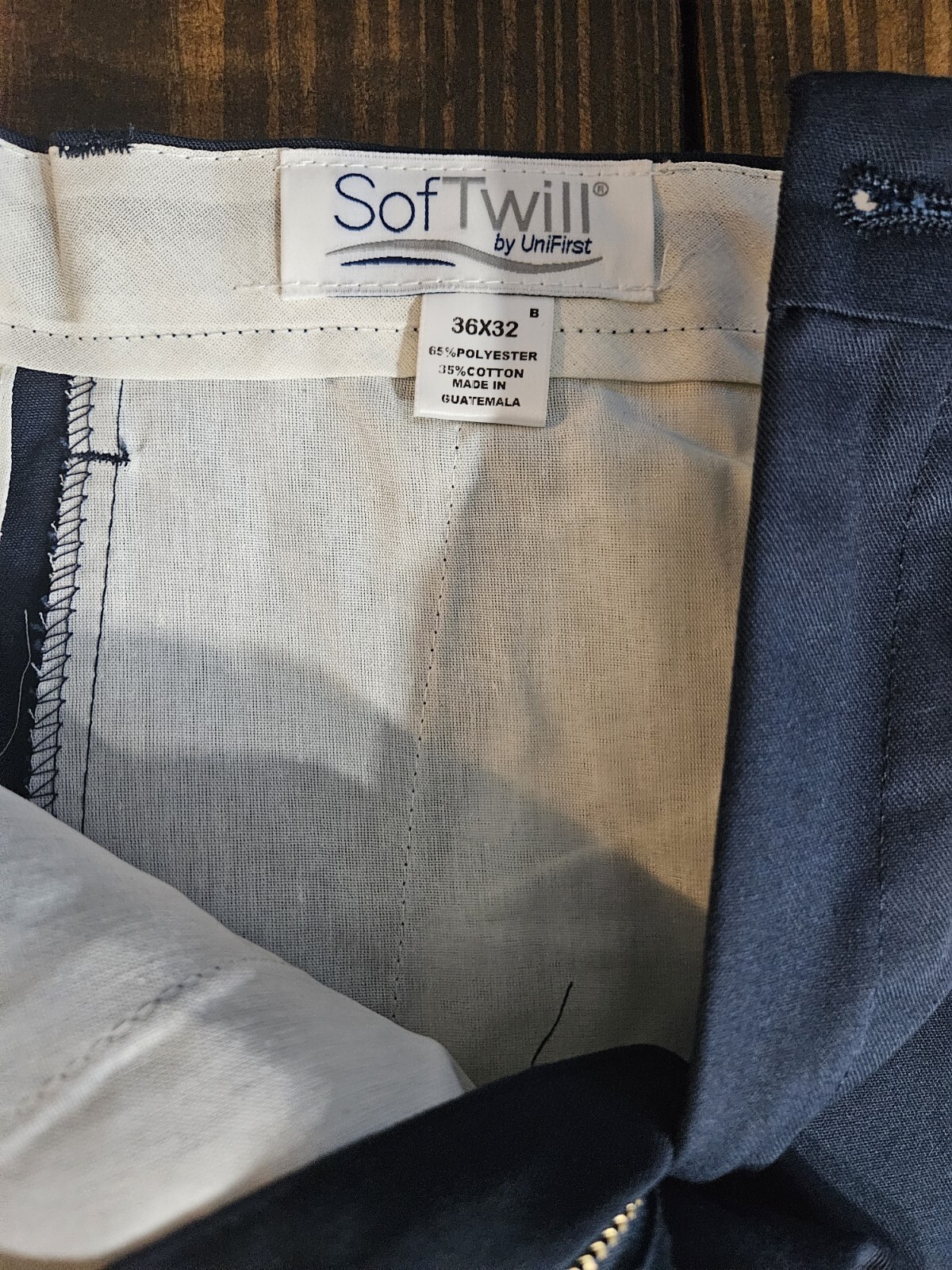 Unifirst Softwill Cargo PantsMens 36x32Navy Blue Work Pants eBay