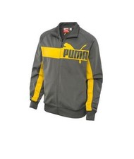 Puma Tricot Track Jacket Steel Gray/Zinnia Men's Medium Large XL BNWT