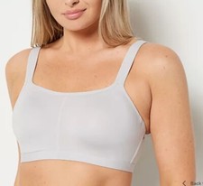 Breezies Comfort Zone Full Coverage Wirefree T-Shirt Bra Grey Shadow 44 C A46903