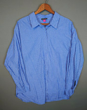Vince Camuto Blue Striped Button Up Men's Size Large Casual Dress Shirt