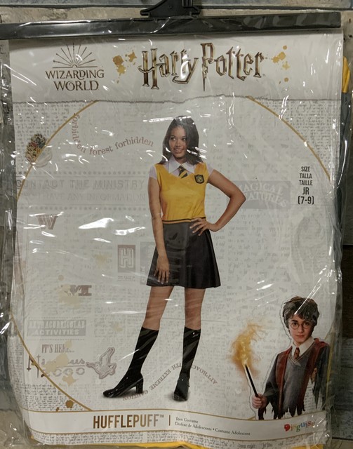 ⚡️Womens Harry Potter Hufflepuff Hogwarts Halloween Costume Uniform (JR. 7-9) ⚡️Womens Harry Potter Hufflepuff Hogwarts Halloween Costume Uniform (JR. 7-9)