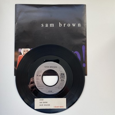 Sam Brown - Stop - 7'' Vinyl Jukebox Record Play Tested Cleaned