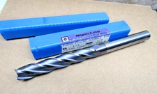 Niagara 85739 1/2" Extra Long Carbide End Mill, 4 Flute 6" OA Length