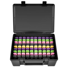 Flash Drive Case USB Memory Stick SD Card Storage Organizer- Holds 104pcs Thu...