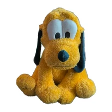 Disney Parks Pluto Weighted Plush with Removable Pouch Emotional Plush 14" NWT 