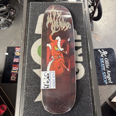 TOY MACHINE HOLIDAY SECT GRINCH SKATEBOARD DECK 9.13 