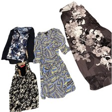 Mixed Lot Size Small Floral Dress Tops Wrap Pattern Dress Elle Simply Vera Wang