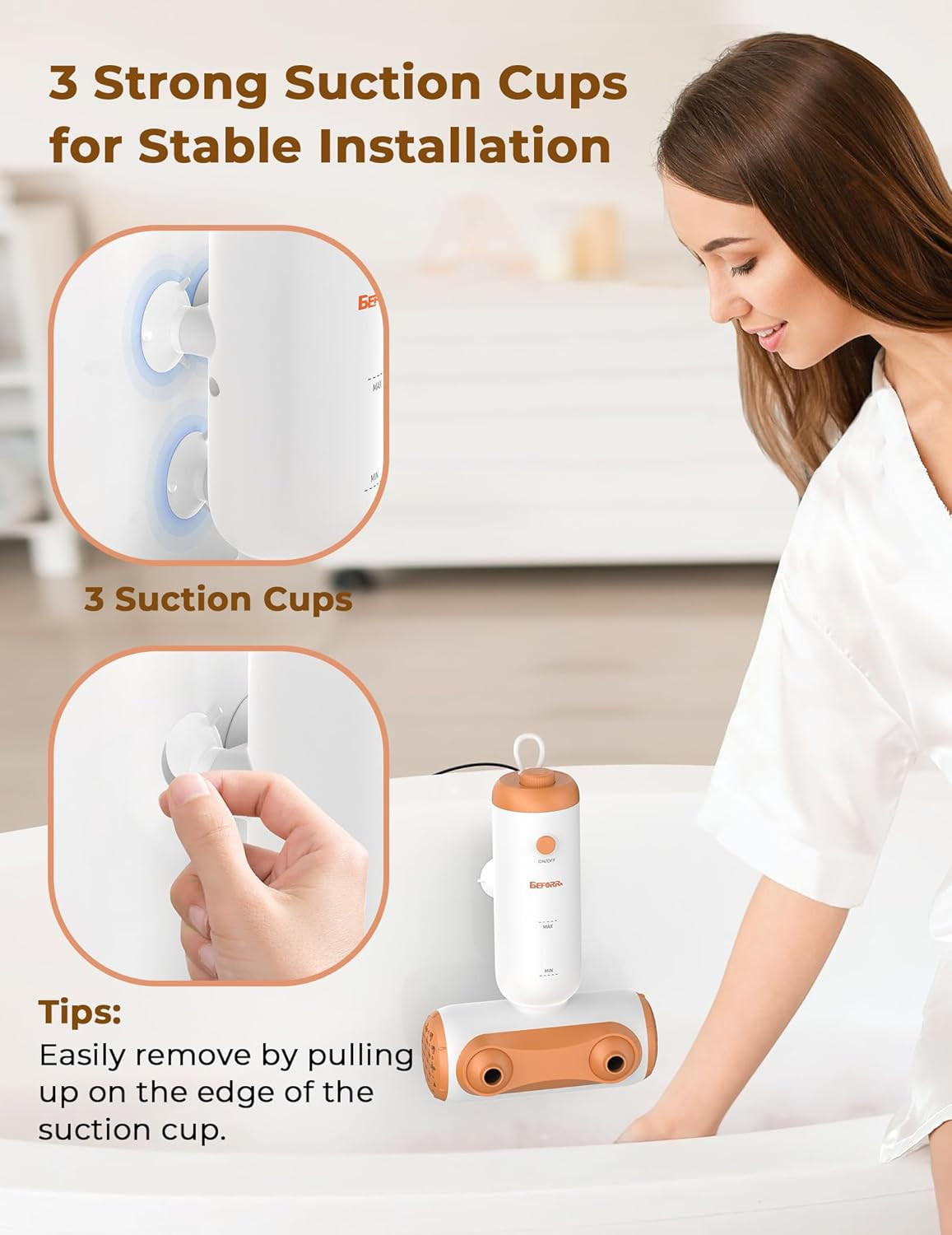 Bath Jets for Tub,Portable Jet Spa for Bathtub with Dual Hydro Jets for Tub Crea