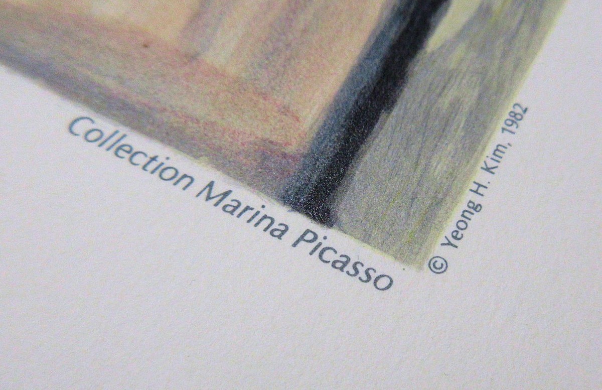 Marina Picasso Collection Portrait de Femme 1982 Estate Lithograph