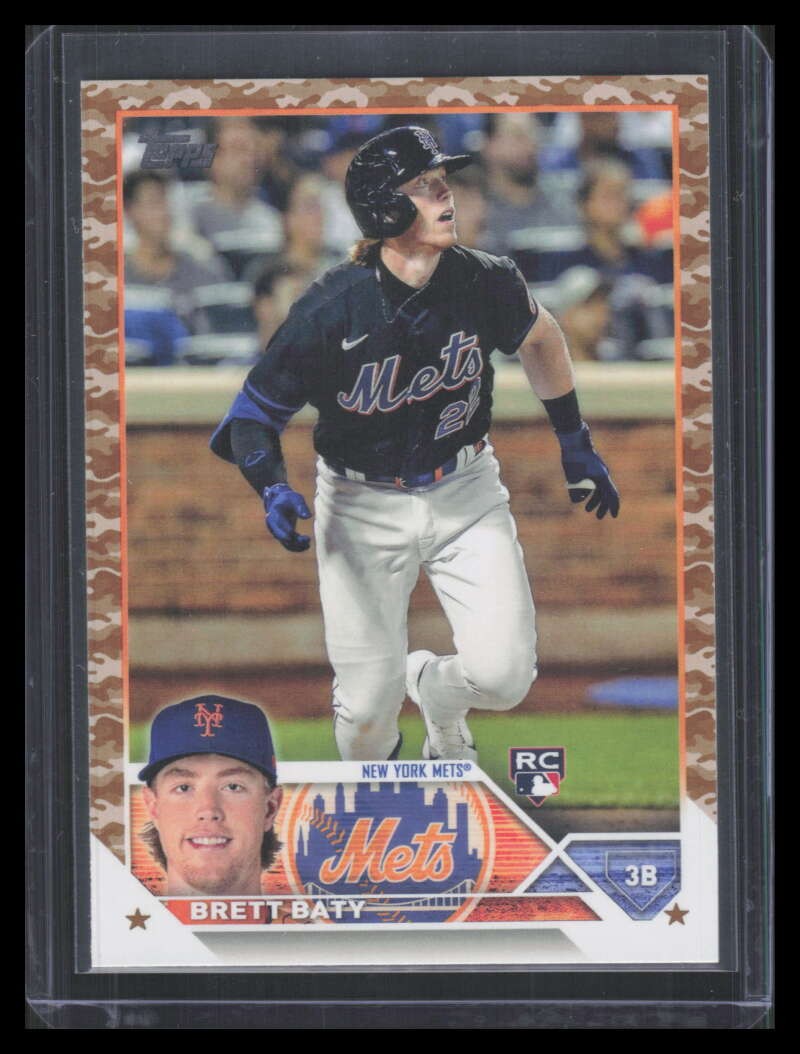 2023 Topps Memorial Day Camo 89 Brett Baty Rookie 12/25