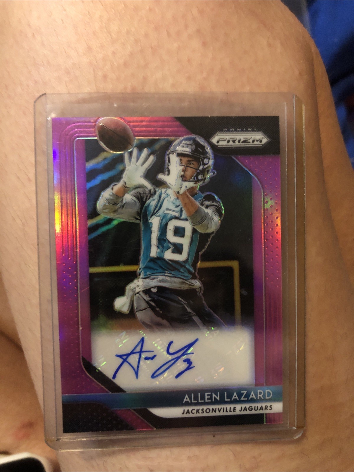 2018 Panini Prizm Rookie Purple Power Prizm /49 Allen Lazard #294 Rookie RC