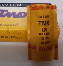 1 Roll Kodak Professional T-max  Black & White Film 120 ISO 100 OUTDATED 12/2022