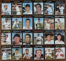 1971 Topps Baseball Card 24 Dif Semi Hi#’s, John Bateman, Darrel Chaney, Vg-Vgex