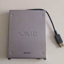 Sony Vaio External 3.5 Inch USB Floppy Disk Drive Gray Compatible