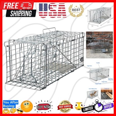 Squirrel Trap Foldable Heavy Duty Humane Live Animal Cage Trap Not for Mouse