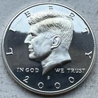 2000-S Kennedy Half Dollar Proof 90% Silver-INV#8722