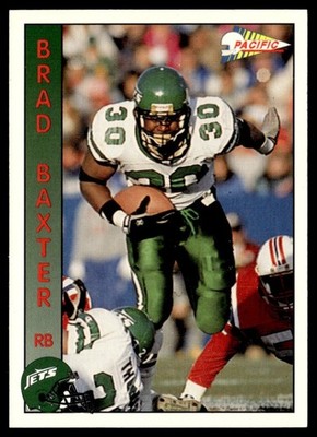 1992 Pacific Brad Baxter New York Jets #231