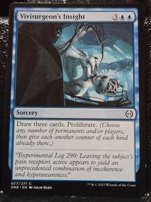 Vivisurgeon's Insight 77 Phyrexia: All Will Be One MTG - NM