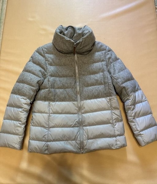 Women Coccinelle Puffer Jacket Grey 38