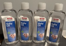 CVS Baby Hypoallergenic Baby Oil, 14 Oz 4 Pack