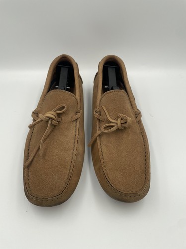BRUNELLO CUCINELLI Beige Gamuza Zapatos de Conductor Mocasín - Talla 41 EUR 8 EE. UU. - Imagen 2 de 21