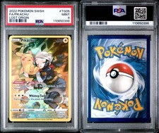 2022 POKEMON SWORD & SHIELD LOST ORIGIN #TG05 FULL ART/PIKACHU PSA 9
