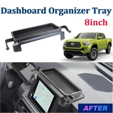 For Toyota 4Runner 2025 W/ 8" Screen Accessories Dashboard Organizer Tray Black