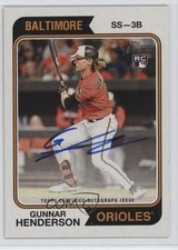 2023 Topps Heritage Real One Auto Gunnar Henderson #ROA-GH Auto 5h0