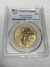 2017 American Gold Eagle $50 1 oz Gold PCGS MS70 First Strike