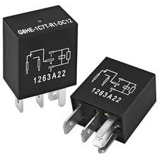 G8HE-1C7T-R1-DC12 (Set of 2), 12VDC 5Pins Plug-in Installation Automotive 2