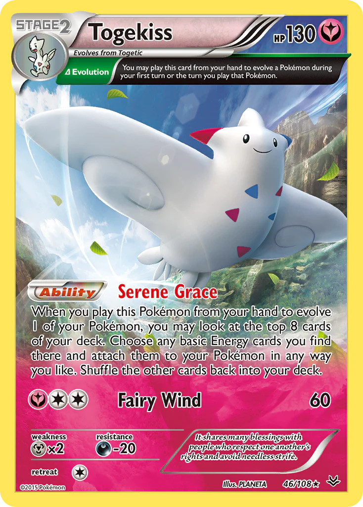 Togekiss (46/108) [XY: Roaring Skies] Lightly Played Holofoil