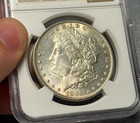 (#103043) Morgan Dollar: 1896 NGC MS 62    nice one!    (see video!) — photo 1