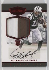 2017 Panini Plates & Patches Rookie Red 3/10 ArDarius Stewart Patch Auto xr1