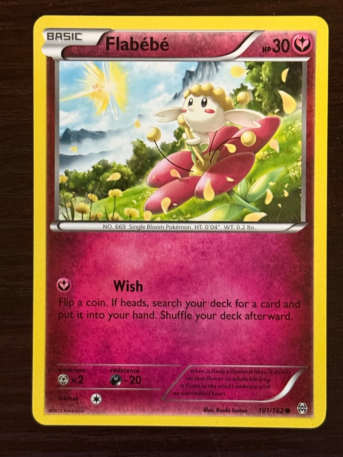 Flabebe 101/162 Common XY - BREAKthrough LP