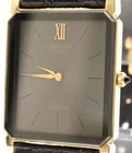 Vintage [N MINT] SEIKO Dolce 7730-5040 Black Dial Quartz Men's Watch From JAPAN
