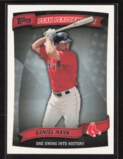 Daniel Nava 2010 Topps Update #PP-124 Peak Performance Boston Red Sox