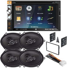 Cddvd Bluetooth Amfm Car Stereo 6x8 Door Speakers For 1999-2003 Ford F-150