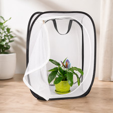 Pop Up Butterfly Habitat Mesh Insect Cage Foldable Observation Enclosure