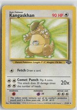 Kangaskhan 21/64 Rare Jungle Pokemon Unlimited Moderately Played on eBay