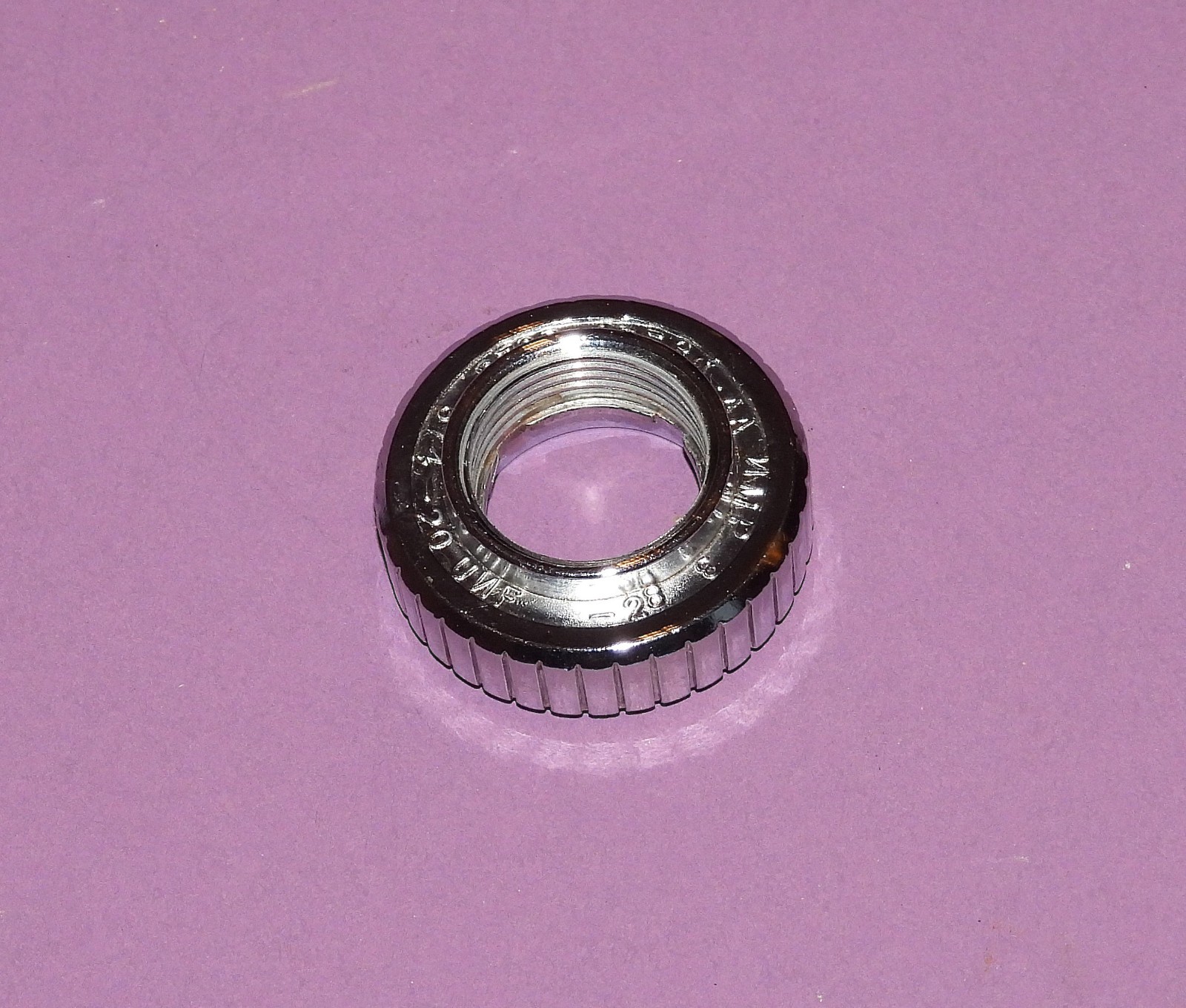 1977-79 FORD THUNDERBIRD MERCURY COUGAR OEM REMOTE MIRROR KNOB BEZEL - RH thumbnail 3