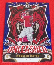 2024 Panini Prizm Donruss #7 Marcelo Mayer Blue Explosion Rookie RC 5/49 MINT