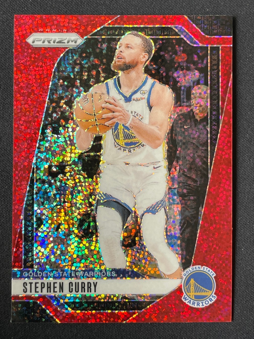 Stephen Curry 2024-25 Panini Prizm Red Sparkle #134