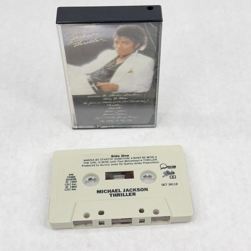 Michael Jackson Thriller Cassette Tape 1982 in Good Used Condition - Picture 5 of 7
