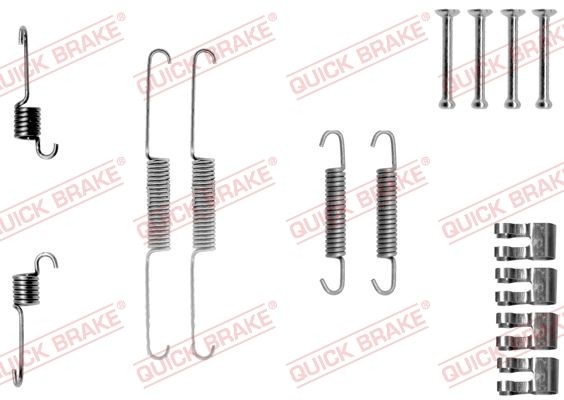 ZubehöRsatz, Bremsbacken Hinten Quick Brake 105-0763 Passend FüR Fiat-image
