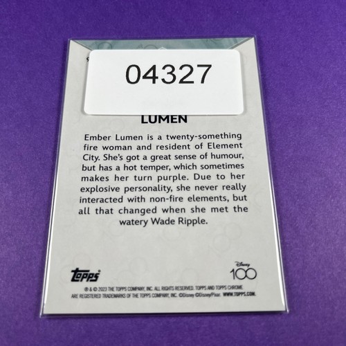 Topps Chrome Disney 2024 Ember Lumen 97 Card Trading Card TCG - Picture 8 of 8