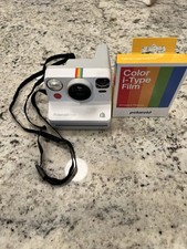 Polaroid Now Instant Camera WHITE With Film Works W/ i - Type Film As Seen NR