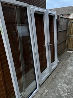 Used Upvc French Doors With Side Panel / Cill COLLECTION ONLY LU7 2PF