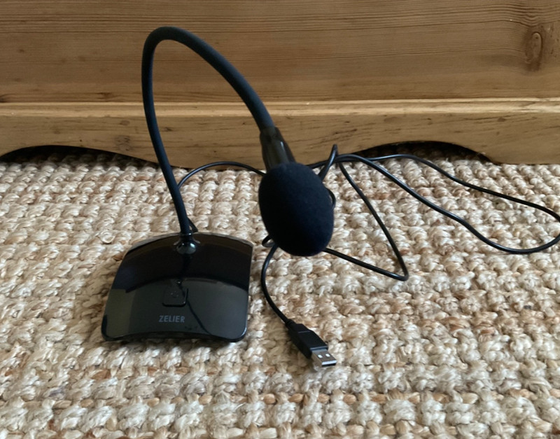 Zelier CM700 USB PC Microphone with Mute Button Gaming Zoom Skype YouTube